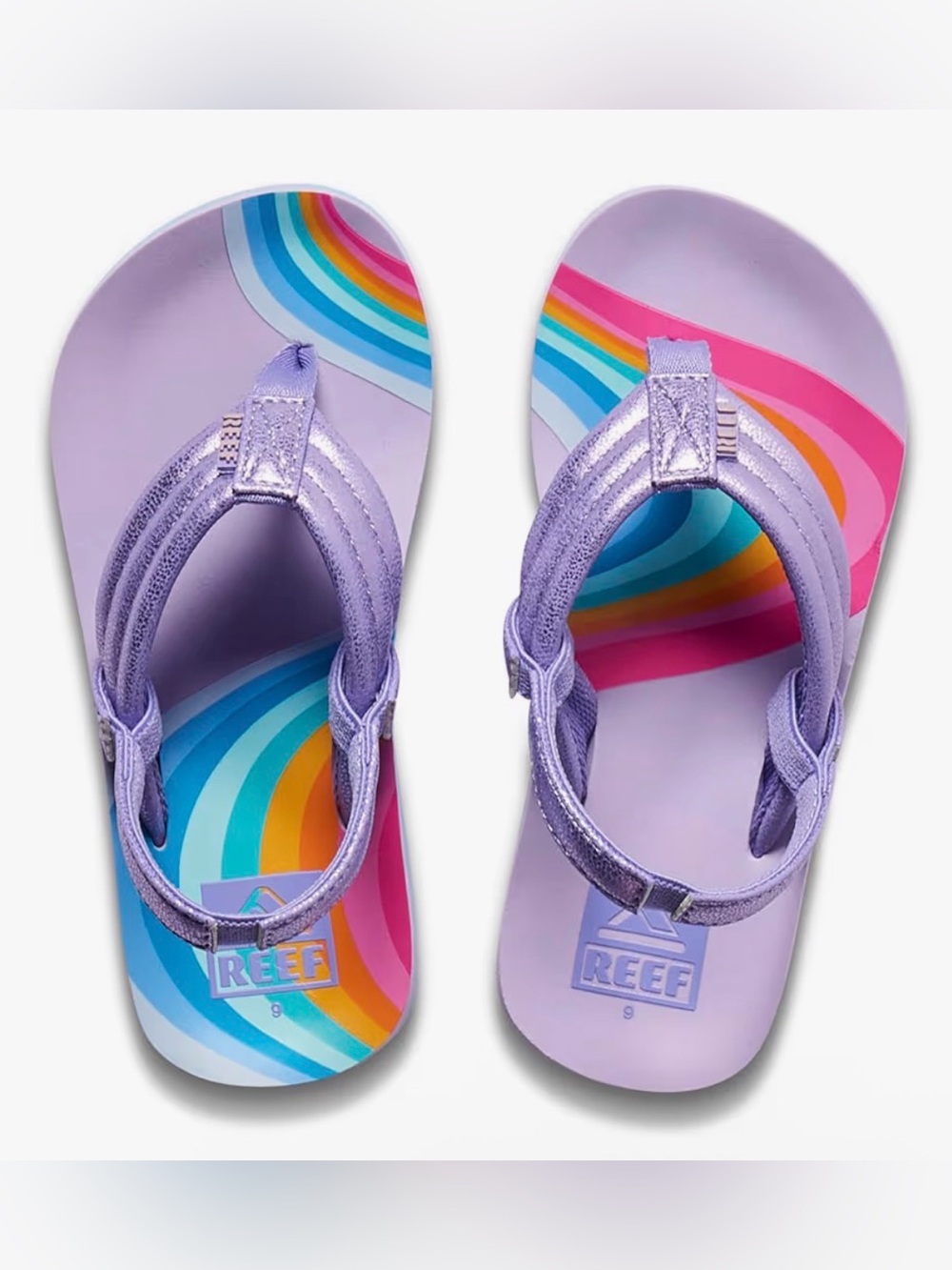 Reef Girls Ahi Flip-Flop, Candyland, 12 Little Kids